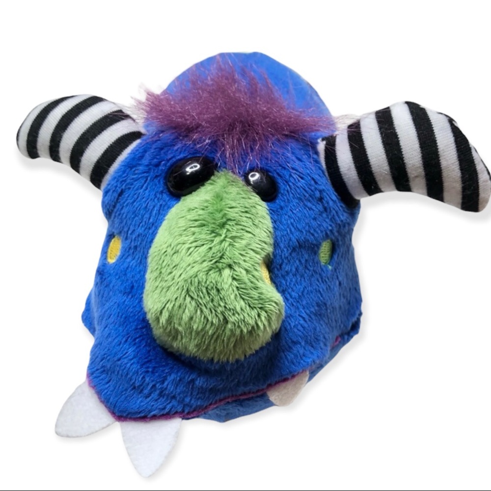 WEBKINZ Midnight Monster Plush Stuffed Animal Blue Ganz